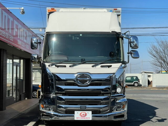 【1075】H29　17プロフィア　ハイルーフ　ウィング　7速MT　門口ステンレス　車検付