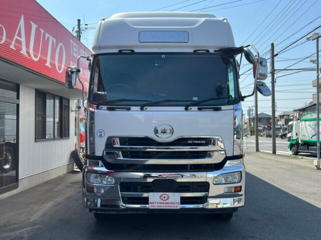 【1113】H29　クオン　ハイルーフ　ウィング　リア門口ステンレス　総輪エアサス