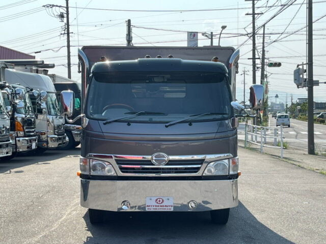 【986】H22　ダイナ　積載車　5700ワイド　カスタム　低走行　煙突マフラー(ダミー)