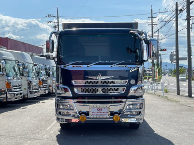 【1135】H26　スーパーグレート　平ボデーアルミB　2デフ　7速　420馬力　ステンレス多数