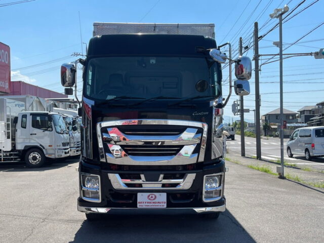 【1208】H29　ギガ　ハイルーフ　冷凍バン　サブエンジン　ジョロ4　キーストン　横扉2枚