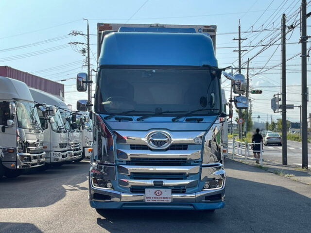 【1217】H29　17プロフィア　ハイルーフ　ウィング　リア門口ステンレス　木床　380馬力