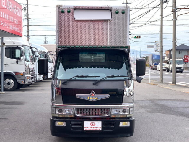 【1355】H14　キャンター　アルミバン　造りボディ　10尺　標準幅　140馬力　生エンジン