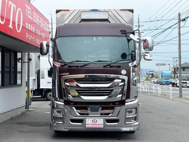 【1427】H31　ギガ　ハイルーフ　ウィング　架装多数　リア門口ステンレス　7速MT　380馬力