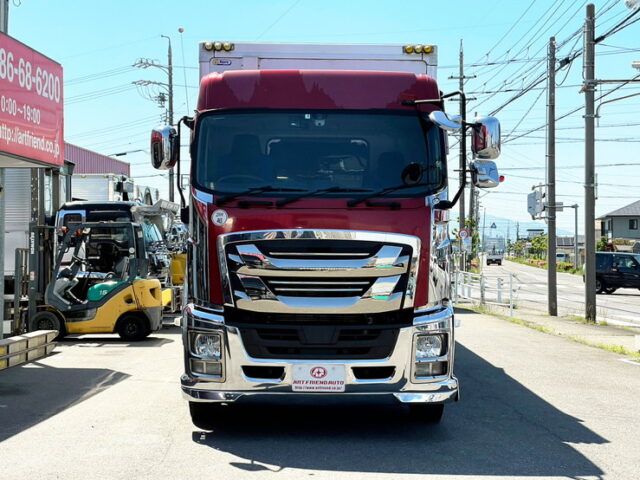 【1426】H28　ギガ　ハイルーフ　冷凍バン　ジョロダー4列　キーストン　サブエンジン　両サイド観音1Mオフセット