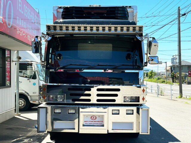 【1517】H15　ギガ　ハイルーフ　冷凍ウィング　造りボディ　1M10アオリ　キャデラックバンパー　410馬力