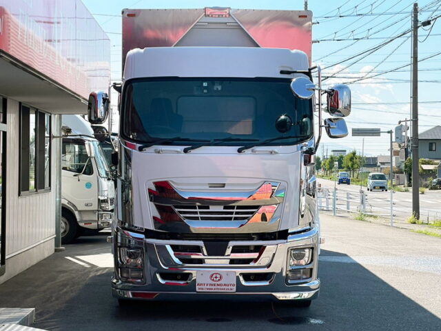 【1519】H30　ギガ　ハイルーフ　ウィング　リア門口ステンレス　7速MT　380馬力