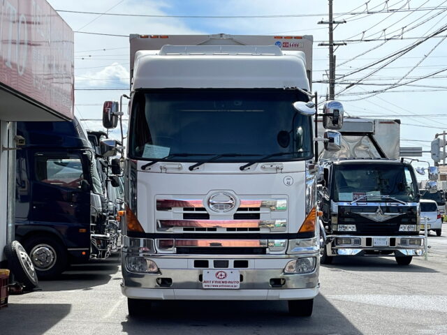 日野　プロフィア　ハイルーフ　ウィング　リア門口ステンレス　木床　内高247㎝