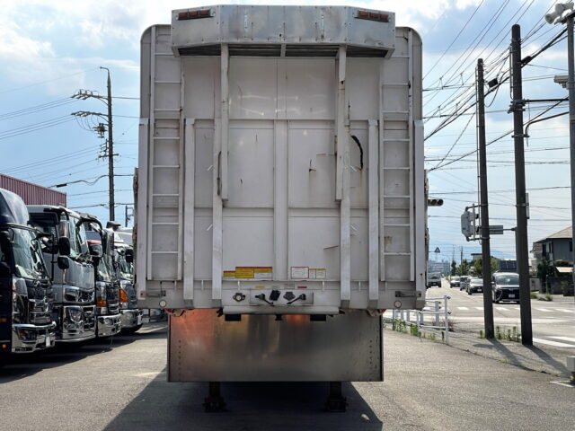 日本トレクス トレーラー 平ボデー アルミブロック 1Mアオリ リフトアクスル 中残し