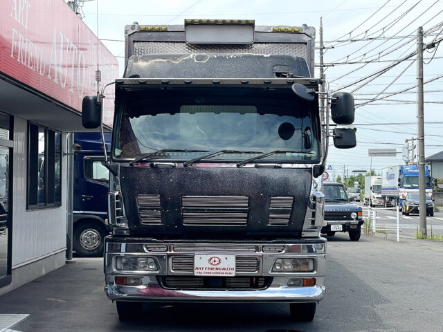 いすゞ　ギガ　ハイルーフ　ウィング　造りボディ　1Mアオリ　ステンレス多数