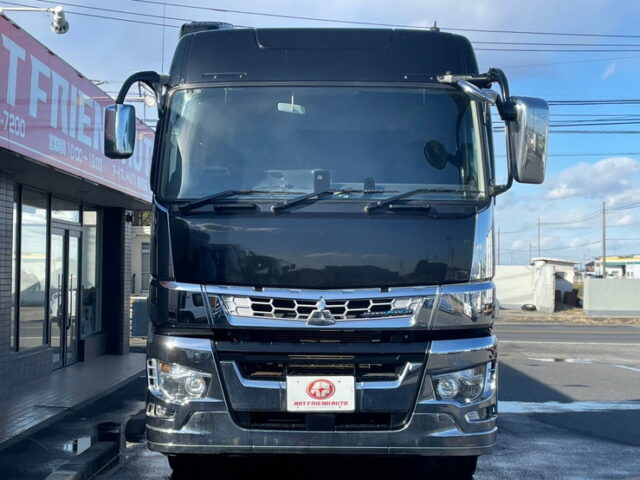 三菱ふそう　スーパーグレート　トレーラーヘッド　ハイルーフ　AT　ステンレスサイドバンパー