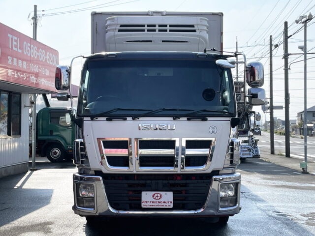 いすゞ：ギガ：冷凍ウィング：菱重製直結冷凍機：ジョロダーレール4列：アルミシマ床
