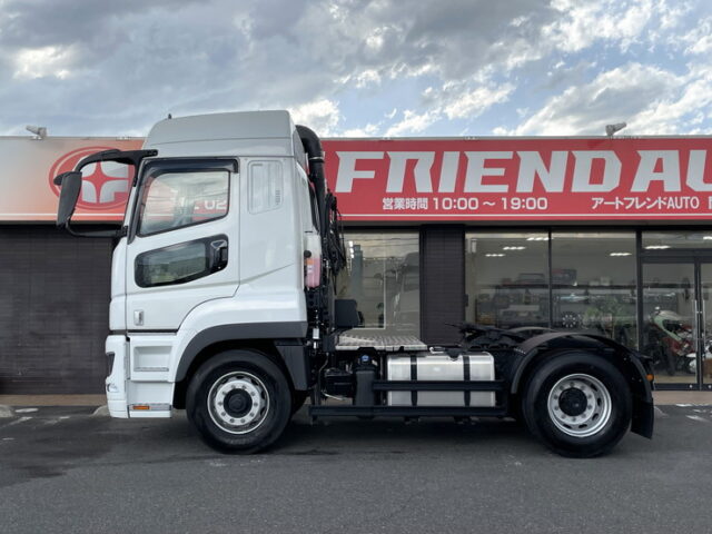 三菱ふそう：スーパーグレート：トレーラーヘッド：ハイルーフ：Ｄ尺：AT：未使用：第５輪11.5ｔ　