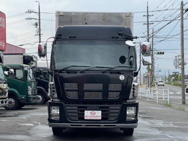 いすゞ　ギガ　ハイルーフ　冷凍バン　サブエンジン　両側観音扉　ステンレス多数