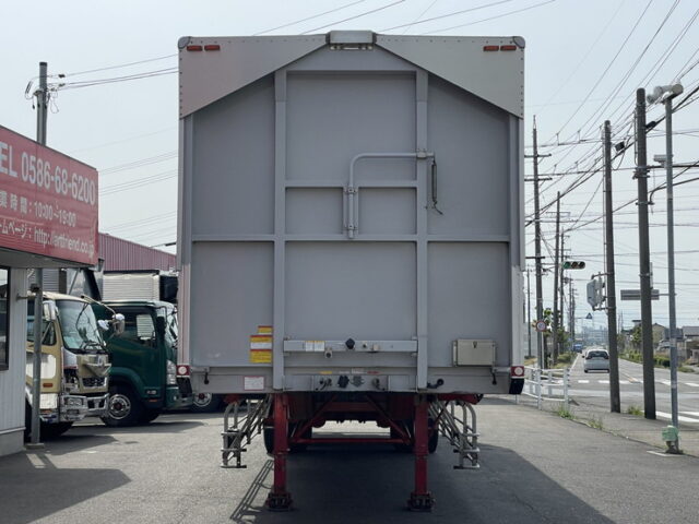 トレクス：R1年式：2軸：トレーラーウィング：リフトアクスル後ろ残し：アルミホイール