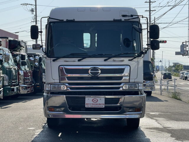 日野：テラヴィ：ハイルーフ：トレーラーヘッド：V8：ツインターボ：エアサス