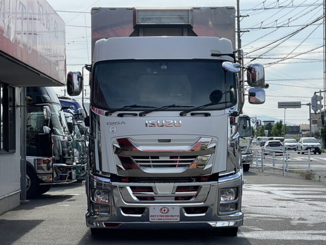 いすゞ：ギガ：ハイルーフ：ウィング：アルミホイール：スムーサー：木床