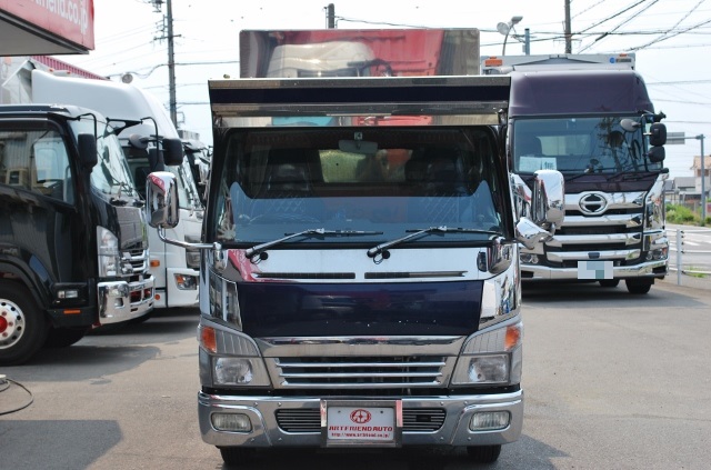 【413】三菱キャンターガッツ　Ｗキャブ　平ボデー　垂直ゲート