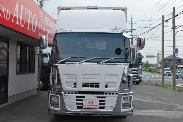 【424】いすゞギガ　低床　冷凍ウイング　リアエアサス