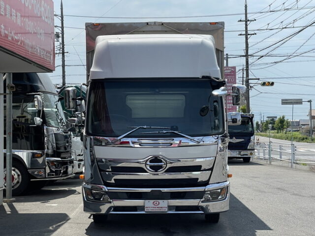 日野：17レンジャー：6200ワイド：エアサス：木床：アルミホイール：240馬力