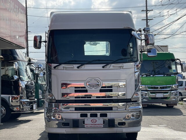 日野：プロフィア：ハイルーフ：トレーラーヘッド：メッキ多数：アルミホイール