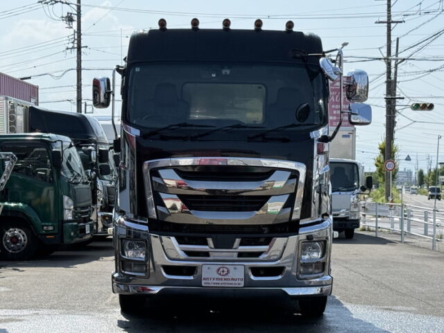 いすゞ：ギガ：ハイルーフ：トレーラーヘッド：アルミホイール：スムーサー