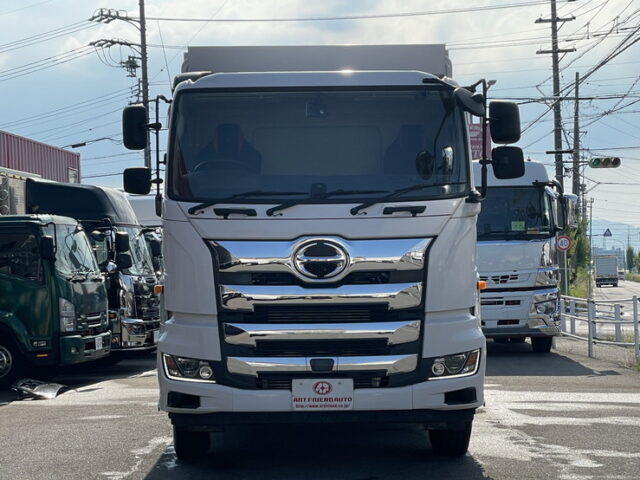 日野：17プロフィア：ダンプ：53×22：自重計：リアゲートエアーロック