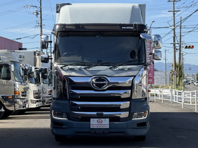 日野：17プロフィア：ハイルーフ：ウィング：リア門口ステンレス