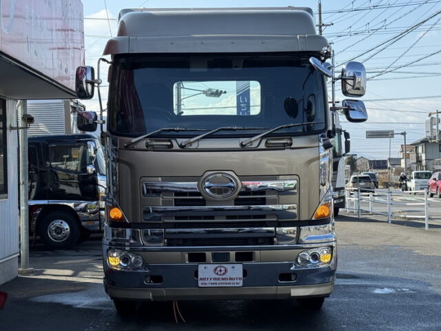 日野：プロフィア：ハイルーフ：トレーラーヘッド：エアロ付：エアサス：450馬力