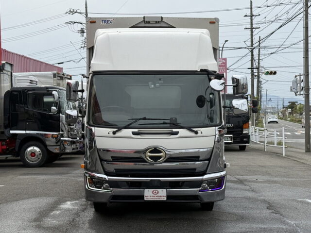 日野：17レンジャー：ハイルーフ：ウィング：6200ワイド：リア門口ステンレス