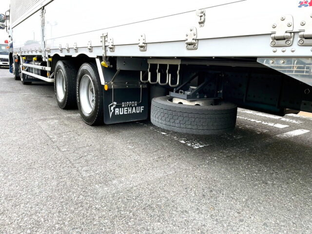 H30 プロフィア　アルミウィング　リア門口ステンレス　