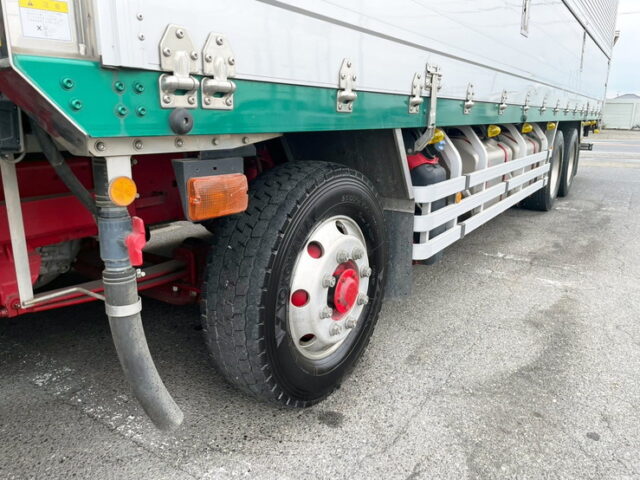 17スーパーグレート　ハイルーフ　冷凍ウィング　90アオリ　格納ゲート付　サブエンジン