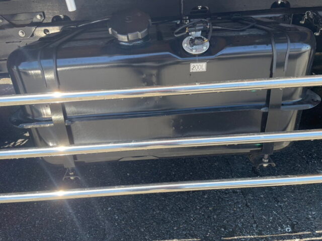 三菱ふそう：ファイター：増トン：未使用：ハイジャッキセルフ：ステンレスサイドバンパー