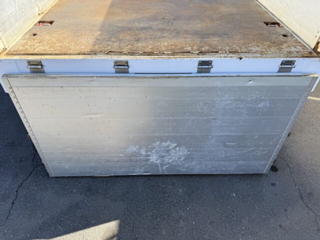 日本トレクス:トレーラー:平ボデー:アルミブロック:1Mアオリ:リフトアクスル:中残し