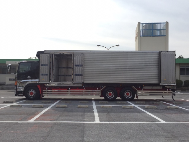 H19 日野　グランドプロフィア　冷蔵冷凍車　リアエアサス　アルミ箱　ジョルダー　キーストン