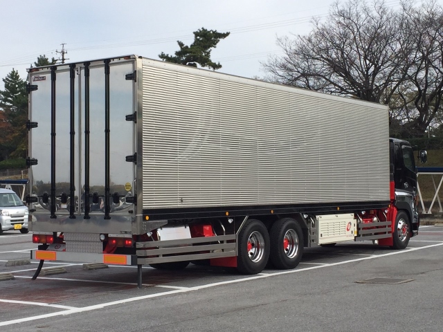 H19 日野　グランドプロフィア　冷蔵冷凍車　リアエアサス　アルミ箱　ジョルダー　キーストン