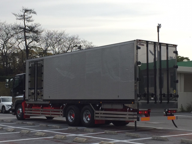 H19 日野　グランドプロフィア　冷蔵冷凍車　リアエアサス　アルミ箱　ジョルダー　キーストン