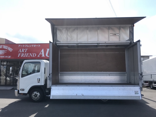 【198】いすゞエルフ　アルミウイング　ワイドロング