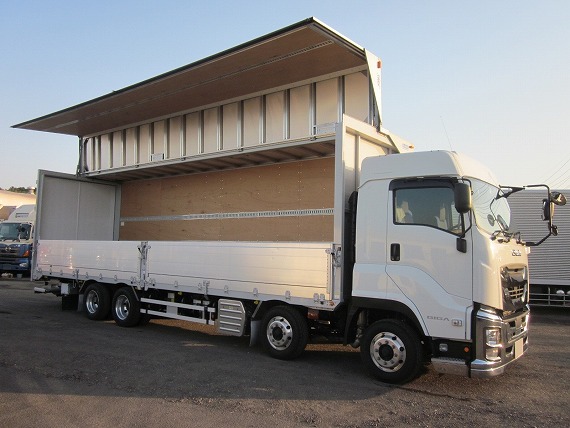 【234】いすゞ　ギガ　低床　アルミウイング　格納ゲート　委託販売