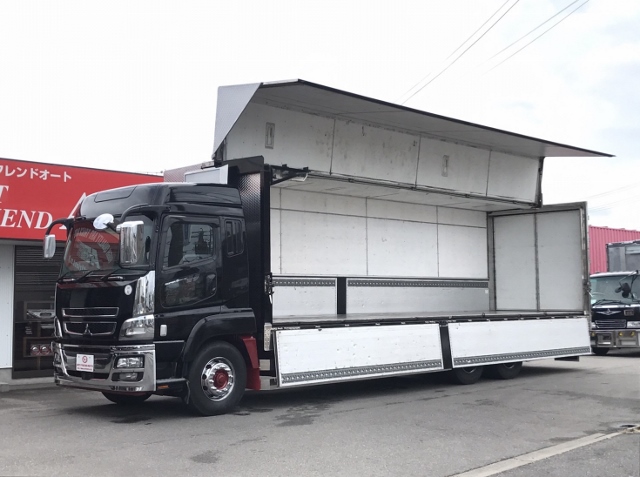 【259】三菱ふそうスーパーグレート　中低床　冷凍ウイング　ハイルーフ　総輪エアサス