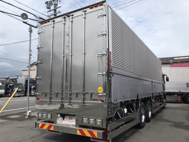 【259】三菱ふそうスーパーグレート　中低床　冷凍ウイング　ハイルーフ　総輪エアサス