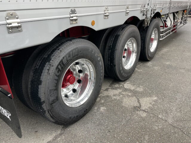 トレクス トレーラー 冷凍ウィング 未使用 3軸 リフトアクスル 前壁 冷凍機