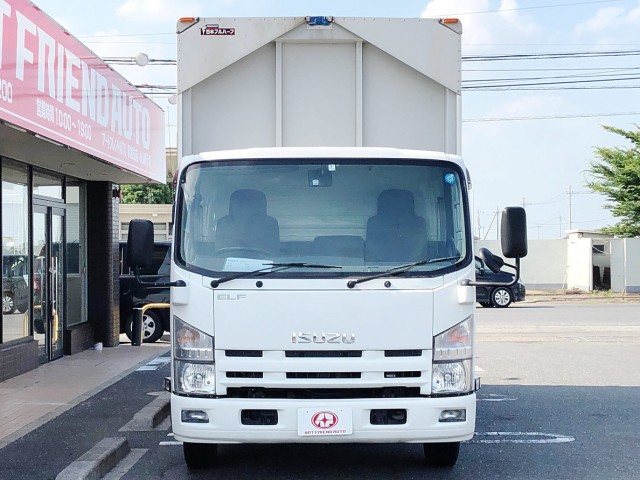 【326】いすゞ　エルフ　アルミウイング　格納ゲート付