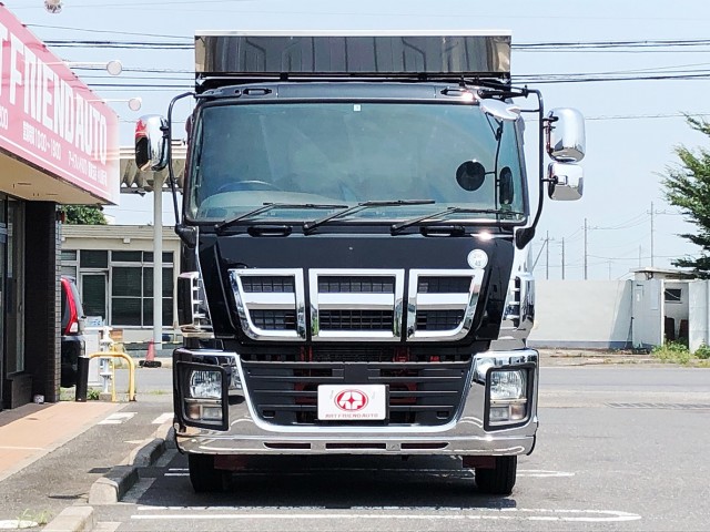 【465】いすゞ　ギガ　10輪　平ボデー　アルミブロック　後輪エアサス