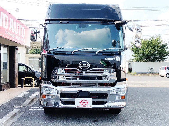 【469】UDトラックス　クオン　ウィング　10輪　ステンレス多数