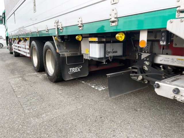 17スーパーグレート　ハイルーフ　冷凍ウィング　90アオリ　格納ゲート付　サブエンジン