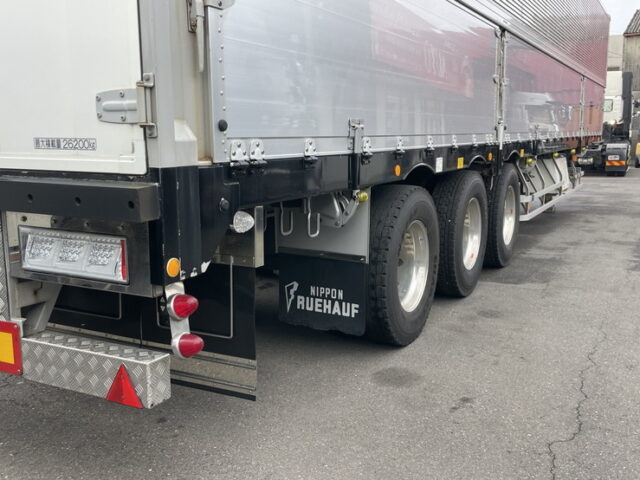 フルハーフ　トレーラーウィング　3軸　リフトアクスル(後軸残し)　1Mアオリ