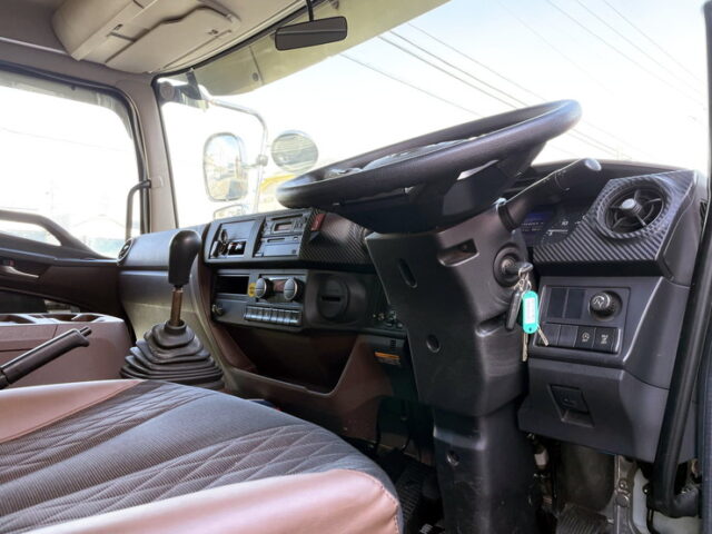 日野　17レンジャー　増トン　ハイジャッキセルフ　4段クレーン　ウィンチ付