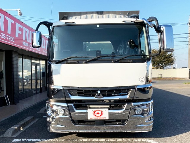 【528】ふそう　スーパーグレート　平ボデーアルミB　4軸低床　登録済未使用車