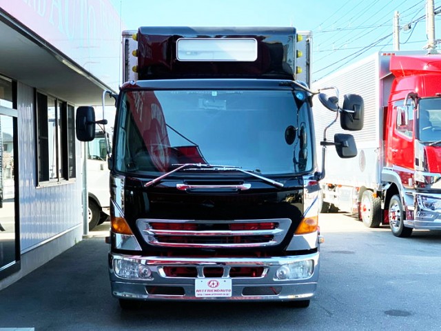 【510】日野　レンジャープロ　冷凍バン　板バネ　左観音　キーストン床